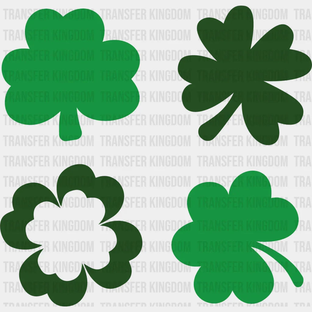 Clover Patch St. Patrick's Day Design - DTF heat transfer - Transfer Kingdom