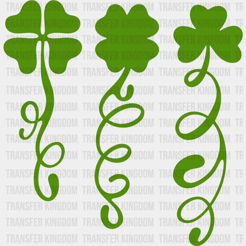 Clover Patch St. Patrick's Day Design - DTF heat transfer - Transfer Kingdom
