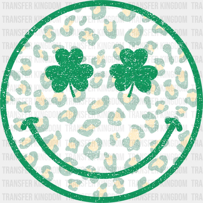 Clover Smiley St. Patrick's Day Design - DTF heat transfer