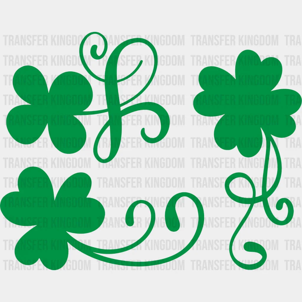 Clover St. Patrick's Day Design - DTF heat transfer - Transfer Kingdom