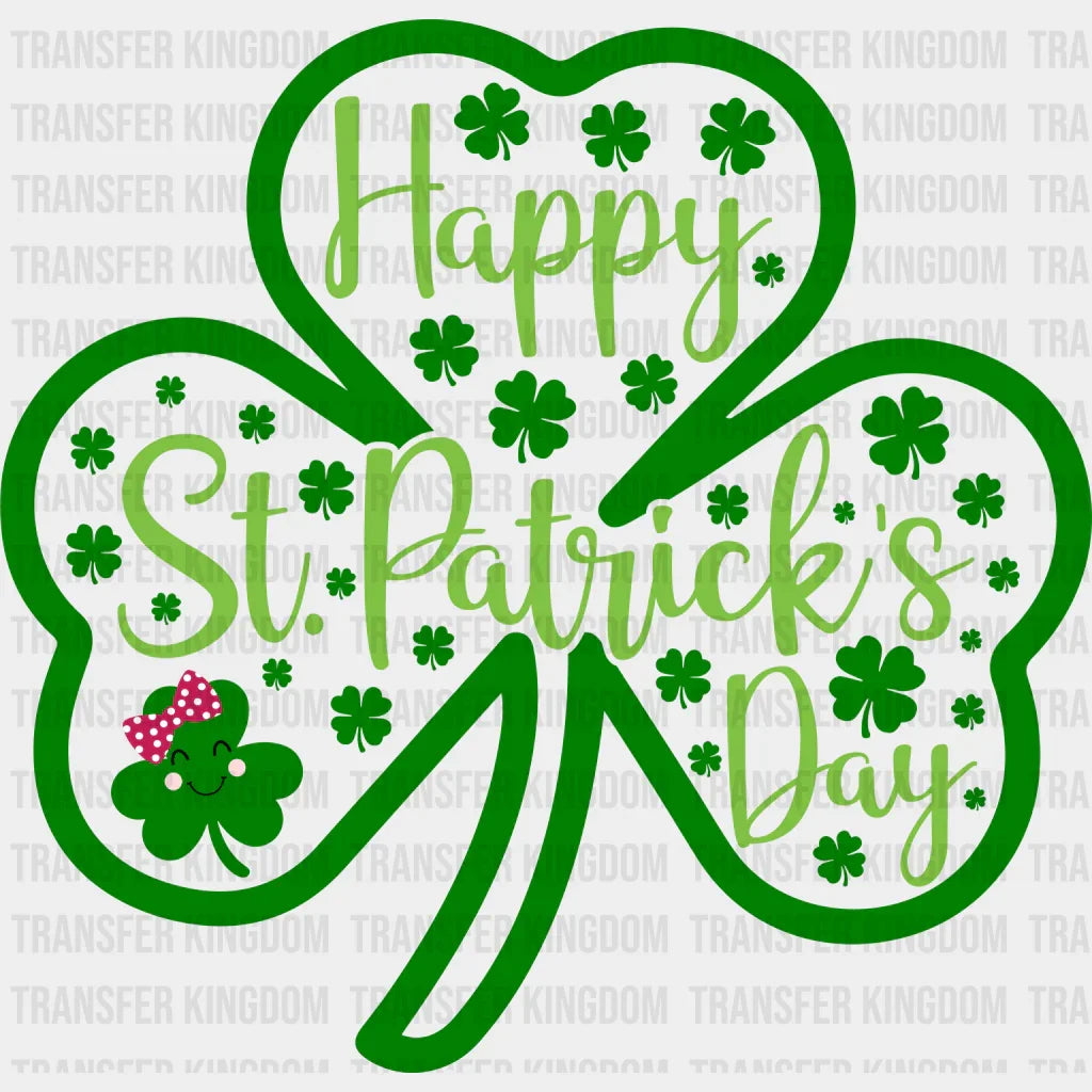 Clover St. Patrick's Day Design - DTF heat transfer - Transfer Kingdom
