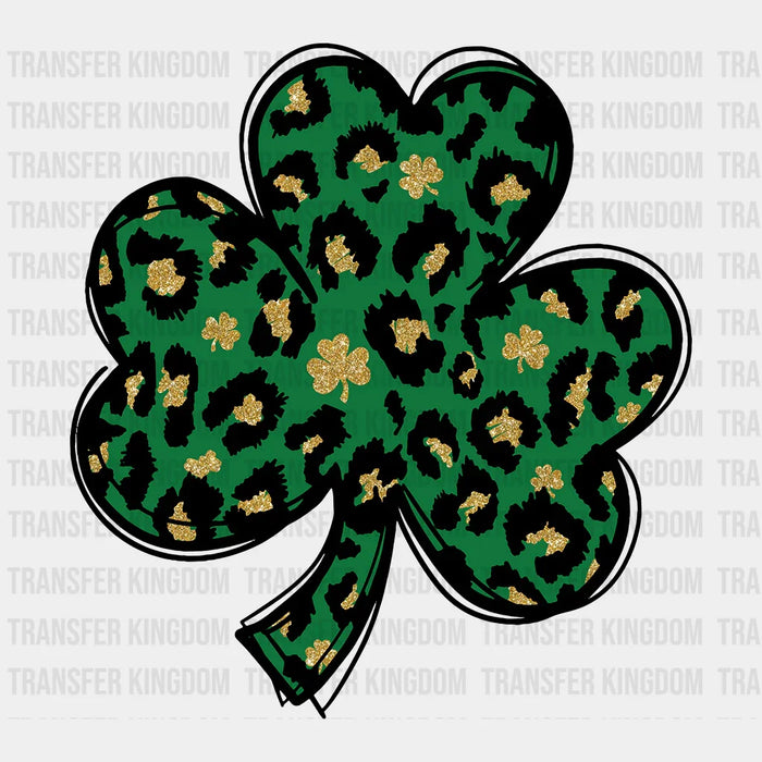 Green And Yellow Clover St. Patrick's Day Design - DTF heat transfer