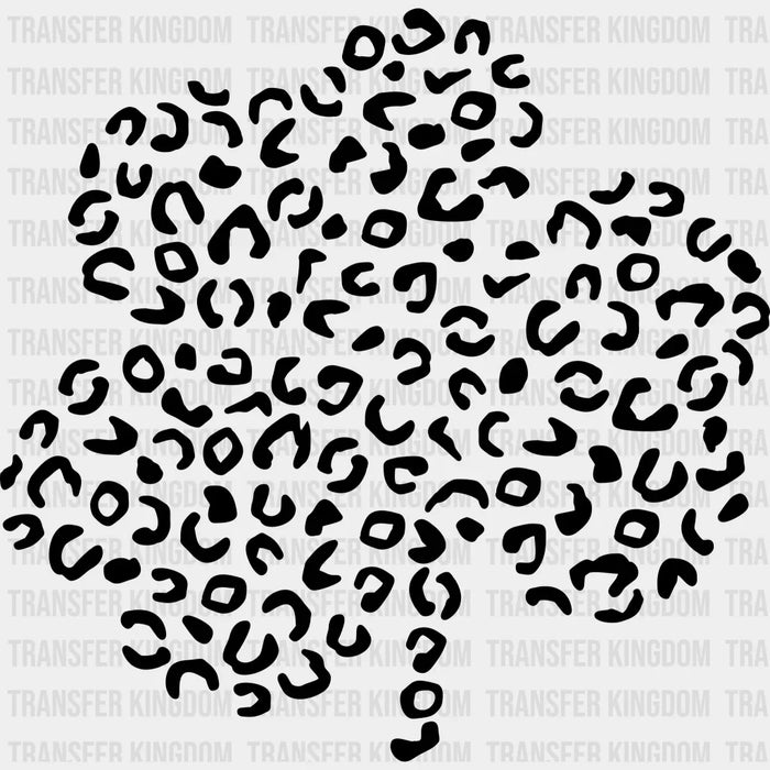 Clover St. Patrick's Day Leopard Print Design - St. Patrick's Day DTF heat transfer