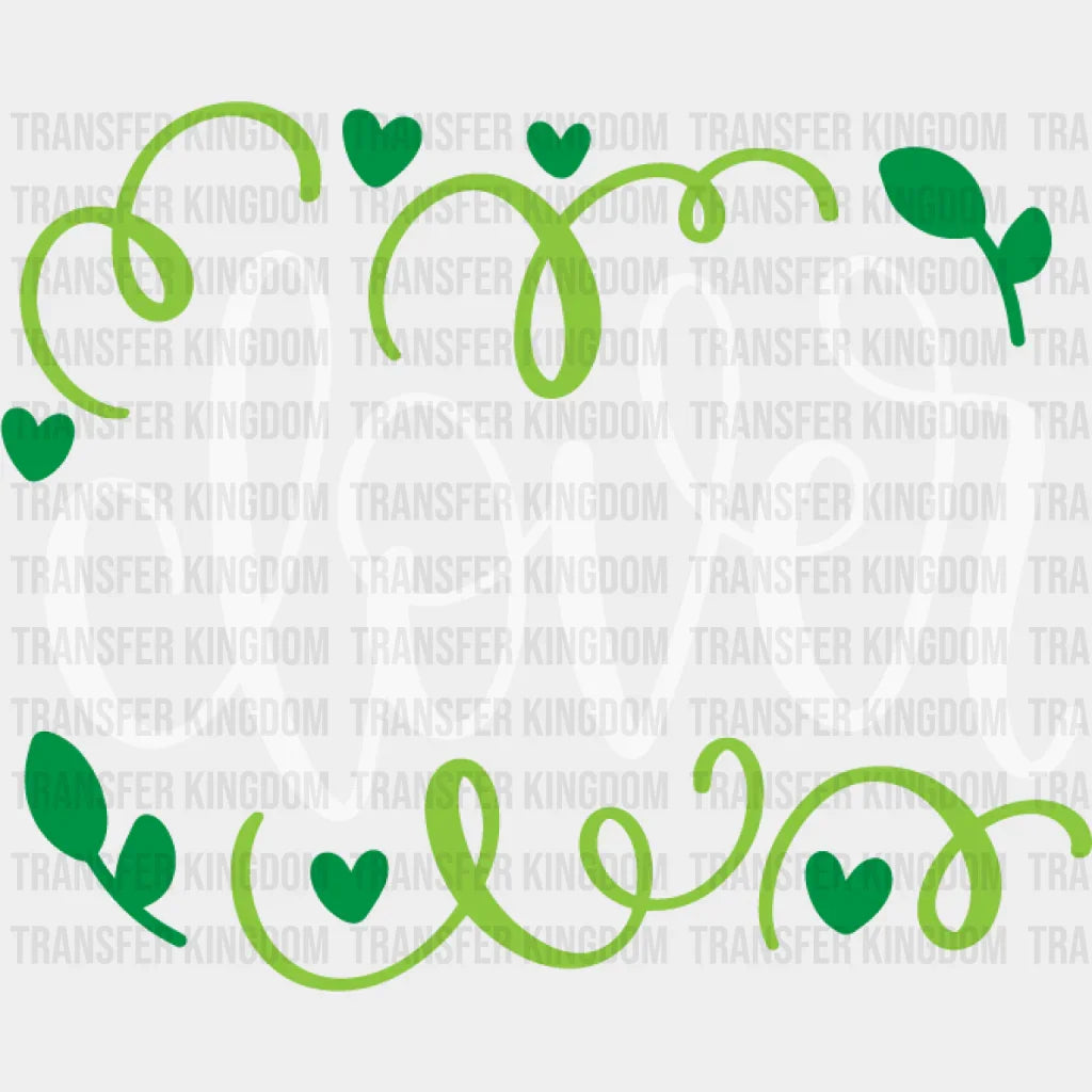 Clover St. Patrick's Day Design - DTF heat transfer - Transfer Kingdom