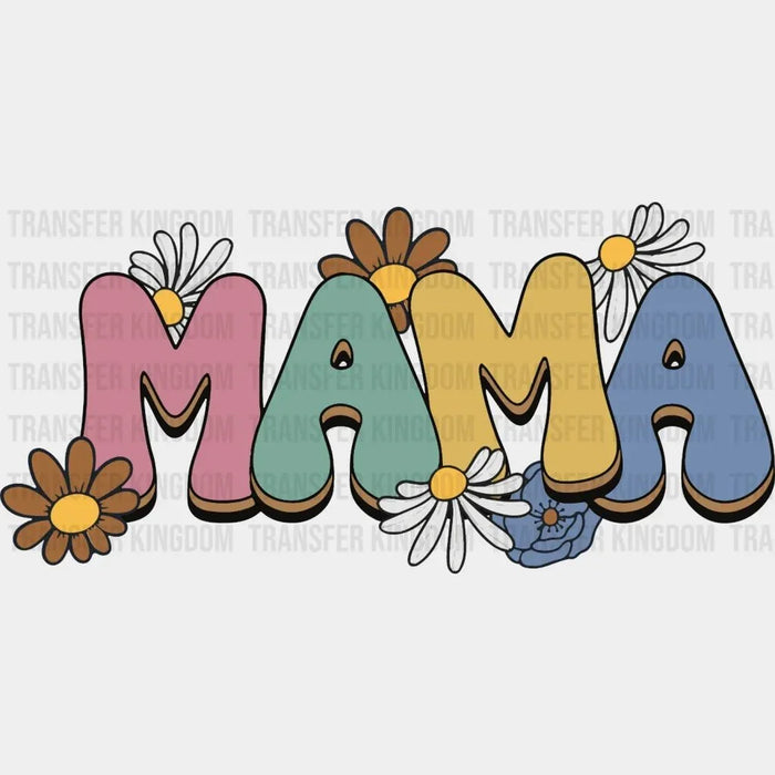 Colorful Mama Floral - Mothers Day - Plant Lovers Design - DTF heat transfer