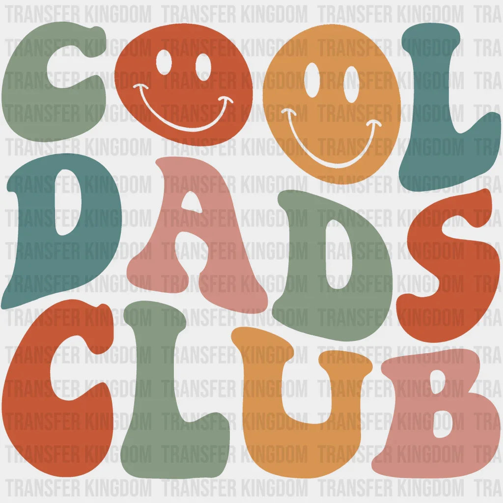 Cool Dads Club Design - DTF heat transfer - Transfer Kingdom