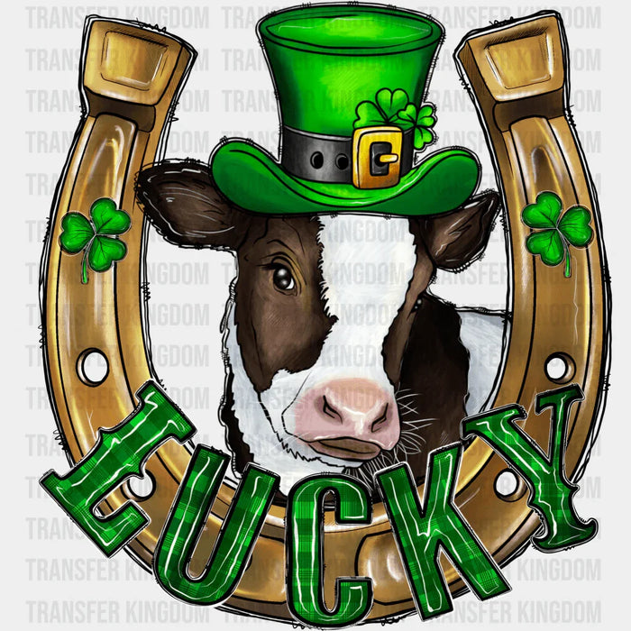Cow St. Patrick's Day Design - DTF heat transfer
