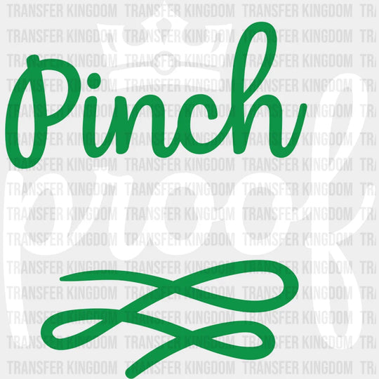 Crown Pinch Proof St. Patrick's Day Design - DTF heat transfer - Transfer Kingdom