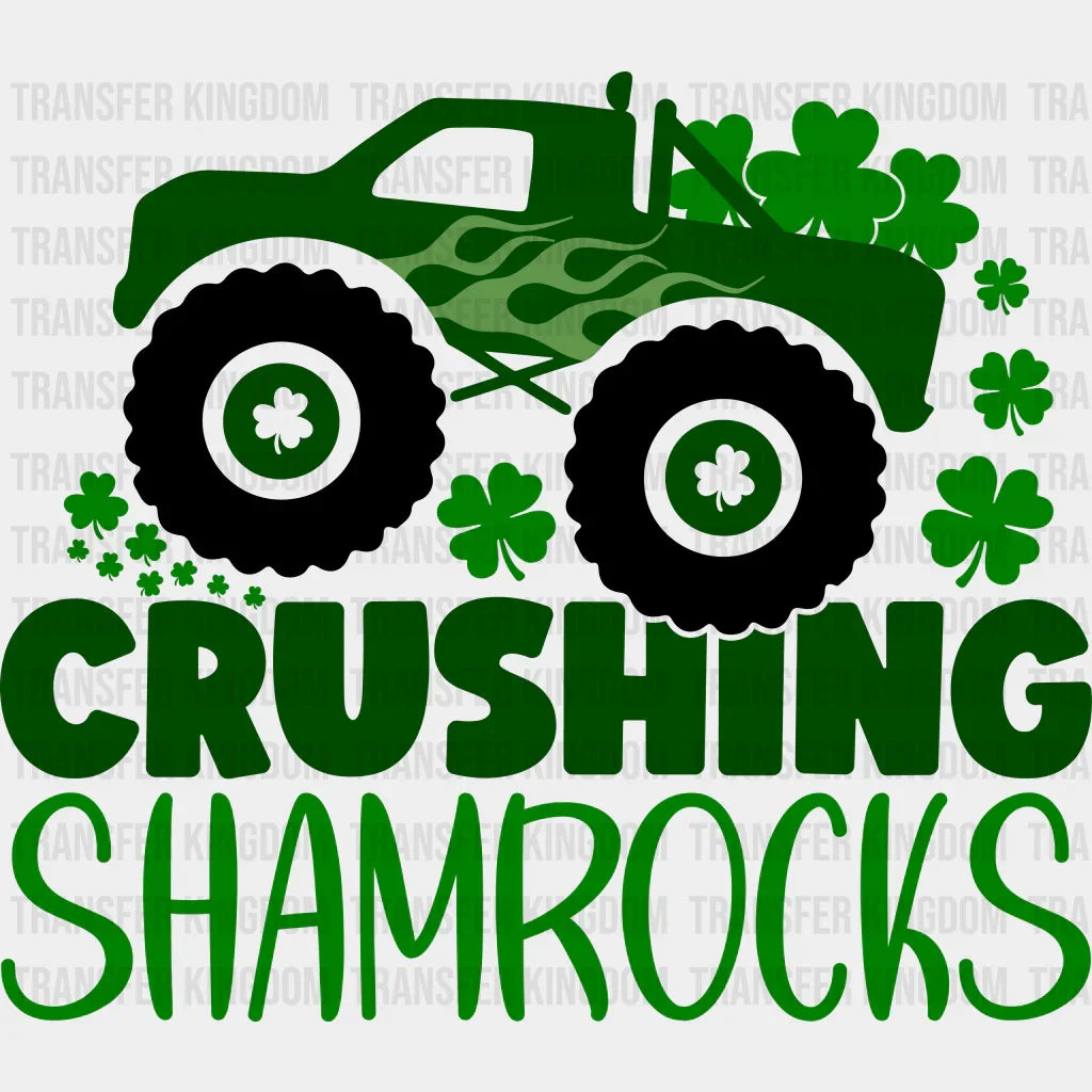Crushing Shamrocks St. Patrick's Day Design - DTF heat transfer - Transfer Kingdom