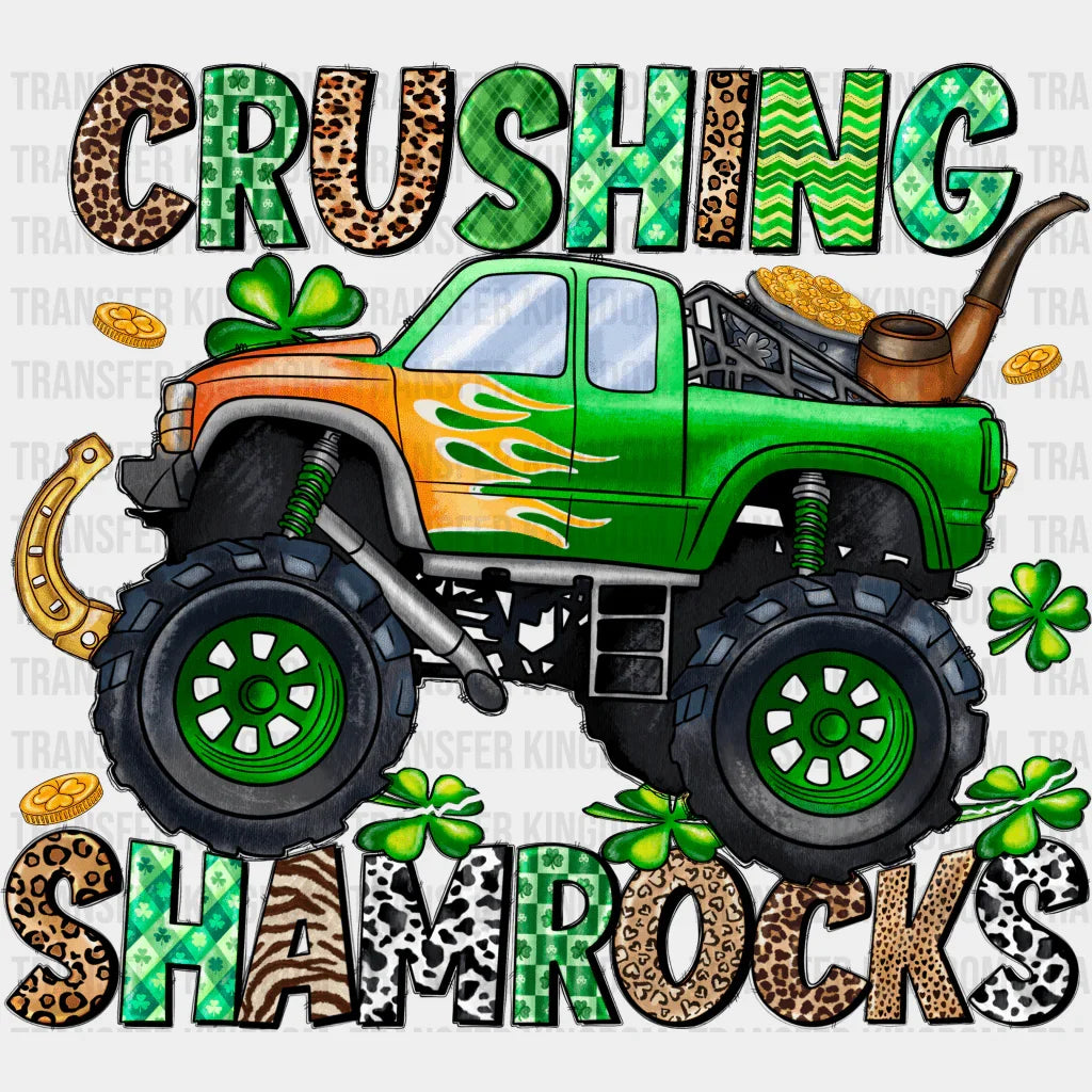 Crushing Shamrocks St. Patrick's Day Design - DTF heat transfer - Transfer Kingdom