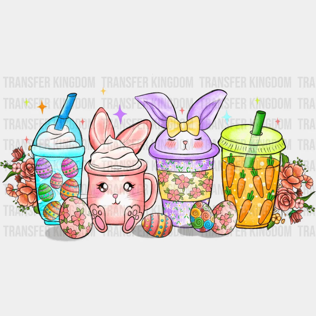Cups Easter Design - DTF heat transfer - Transfer Kingdom