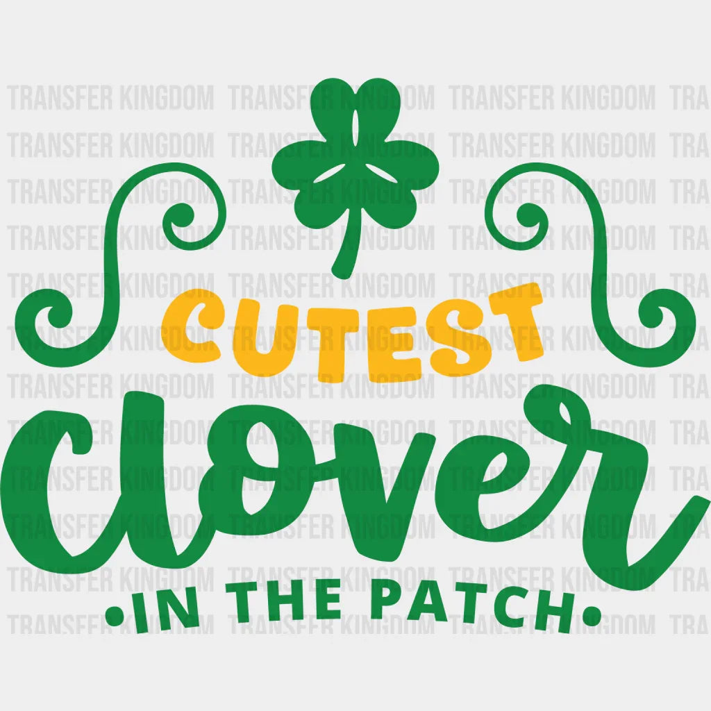 Cutest Clover St. Patrick's Day Design - DTF heat transfer - Transfer Kingdom