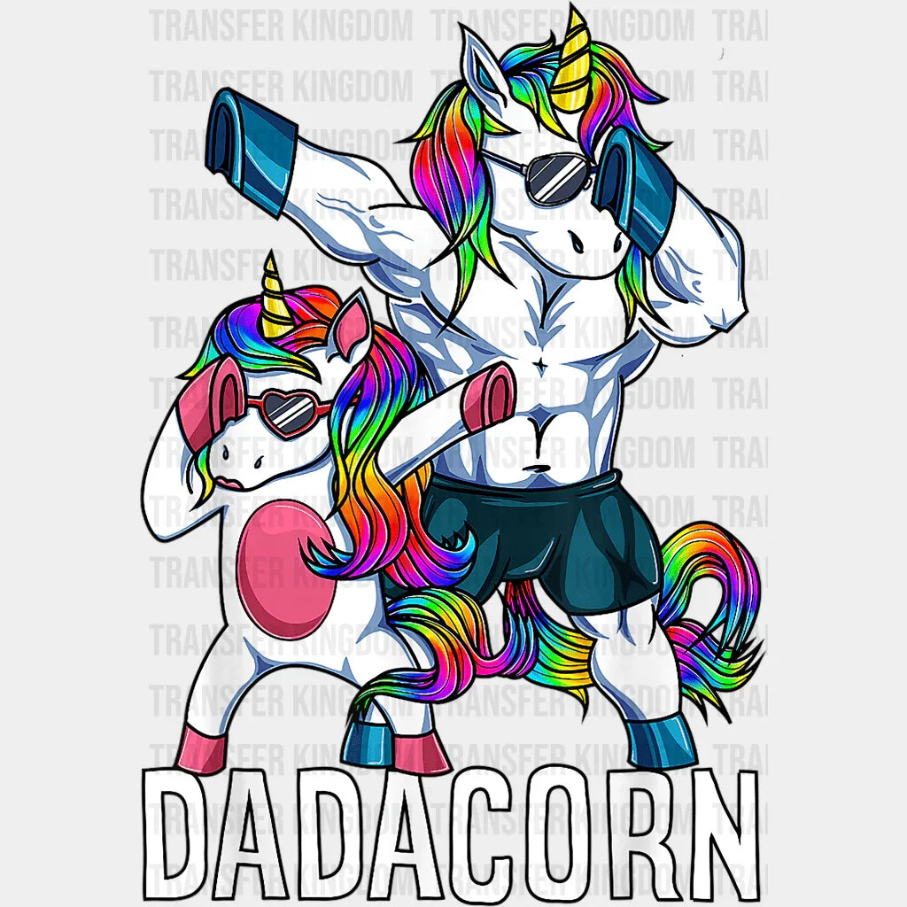Dadacorn Funny Dad Design - DTF heat transfer - Transfer Kingdom