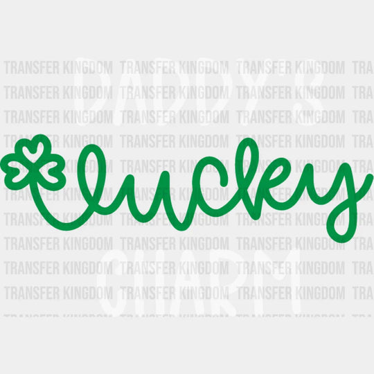 Daddy's Lucky Charm St. Patrick's Day Design - DTF heat transfer - Transfer Kingdom