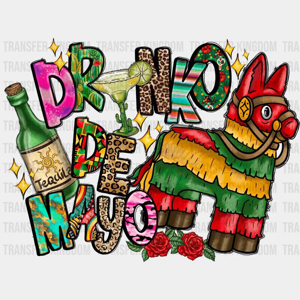 Drinko De Mayo - Cinco De Mayo DTF heat transfer - Transfer Kingdom