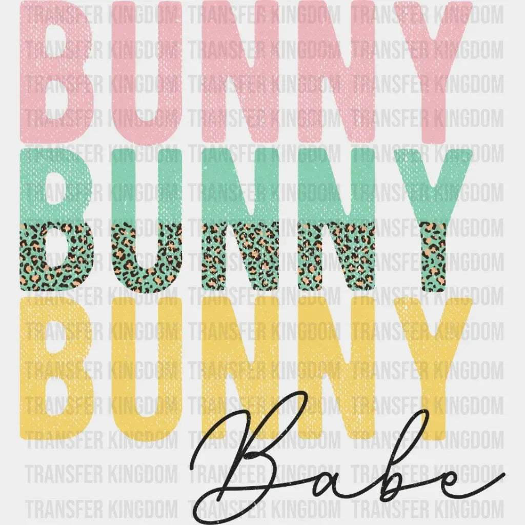 Easter Bunny Babe Design- DTF heat transfer - Transfer Kingdom