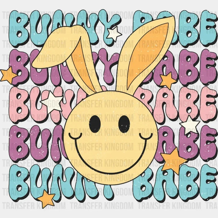 Easter Bunny Babe Retro Design - DTF heat transfer