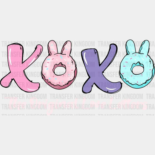 Easter XOXO The Original Loove Letters Design - DTF heat transfer - Transfer Kingdom