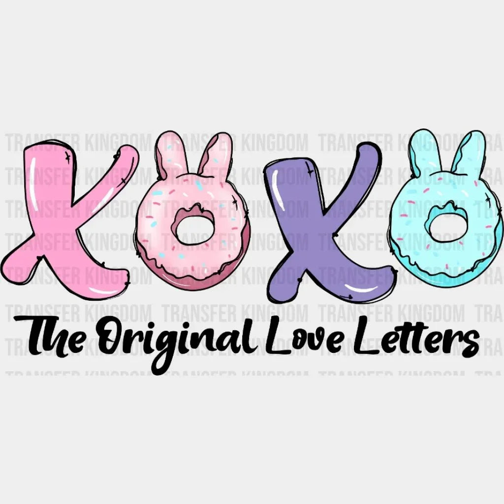 Easter XOXO The Original Loove Letters Design - DTF heat transfer - Transfer Kingdom