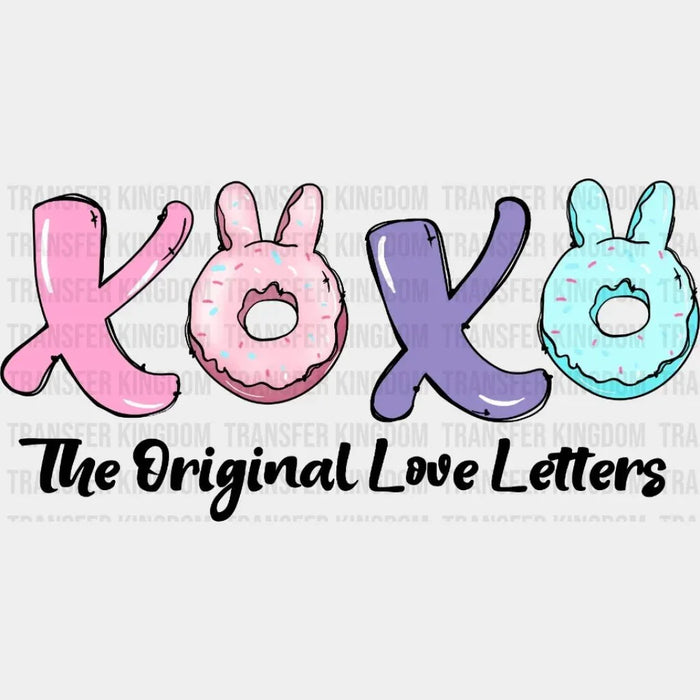 Easter XOXO The Original Loove Letters Design - DTF heat transfer