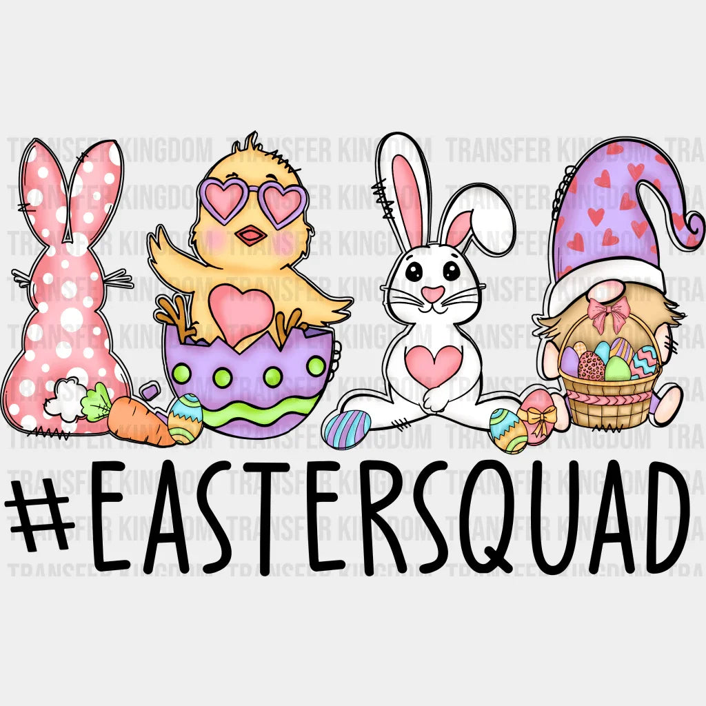 #EasterSquad Easter Design - DTF heat transfer - Transfer Kingdom