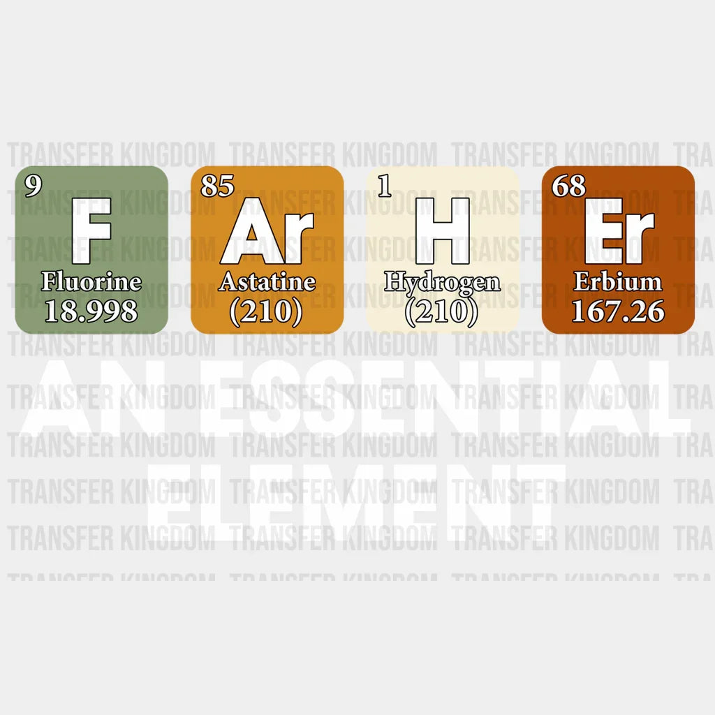 Farher An Essential Element Design - DTF heat transfer - Transfer Kingdom