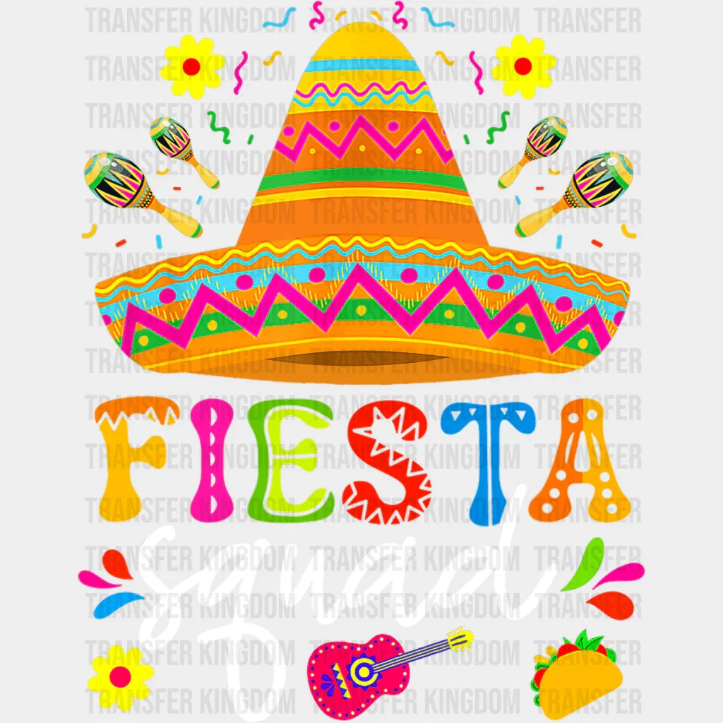 Fiesta Squad - Cinco De Mayo DTF heat transfer - Transfer Kingdom