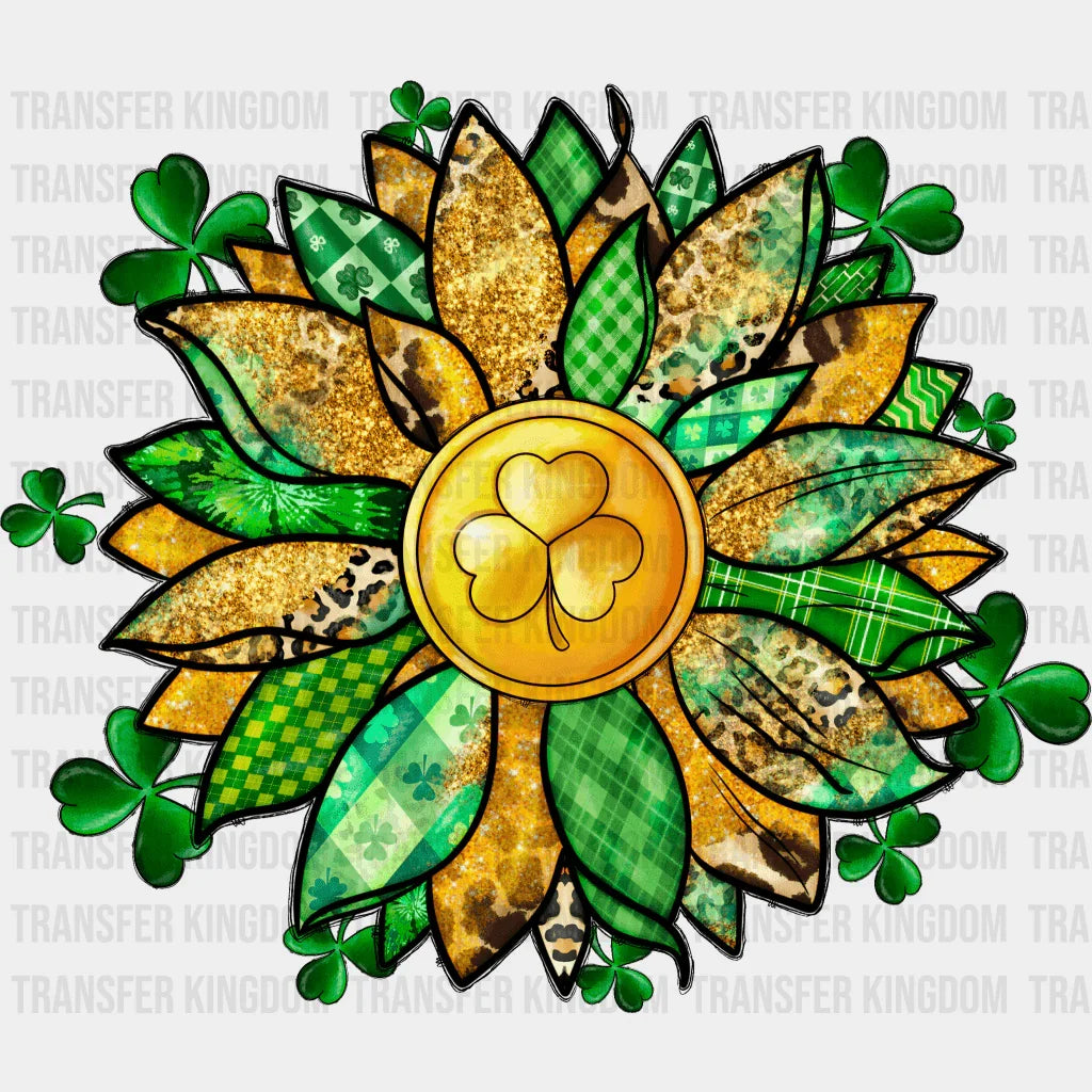 Flower St. Patrick's Day Design - DTF heat transfer - Transfer Kingdom