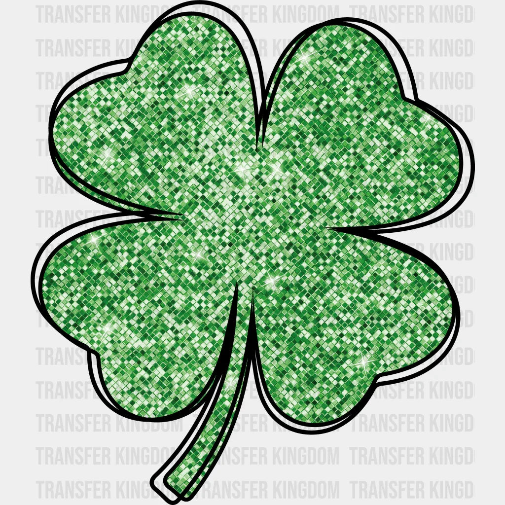Four Leaf Clover St. Patrick's Day Design - DTF heat transfer - Transfer Kingdom