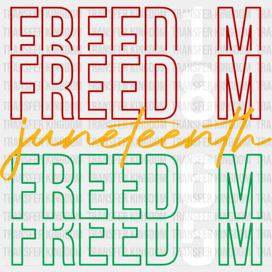 Freedom 1865 - BLM DTF heat transfer - Transfer Kingdom
