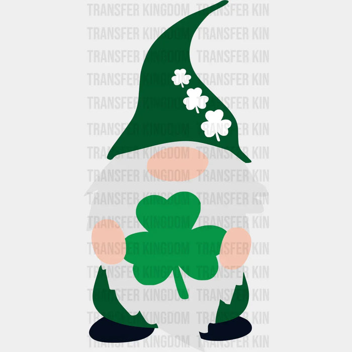 Gnomie St. Patrick's Day Shamrock  Design - DTF heat transfer