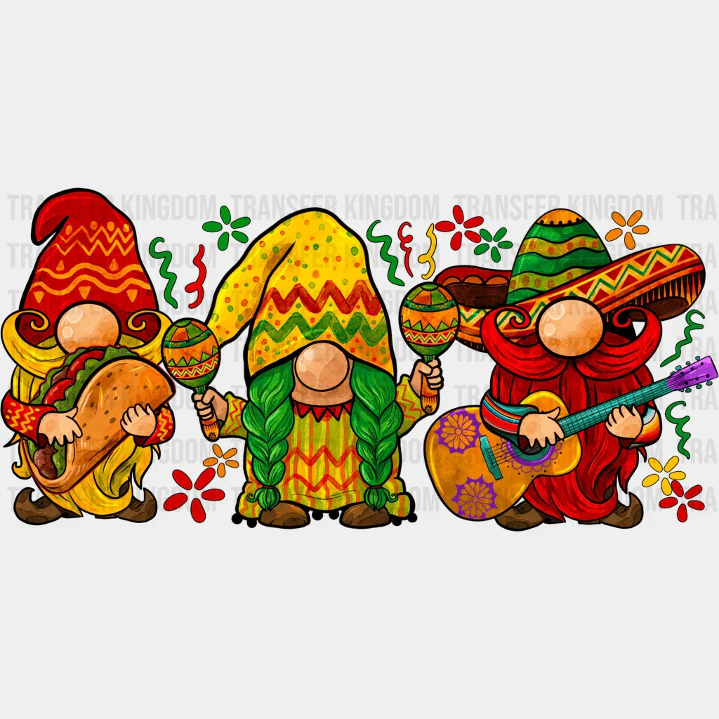 Gnomies - Cinco De Mayo DTF heat transfer - Transfer Kingdom