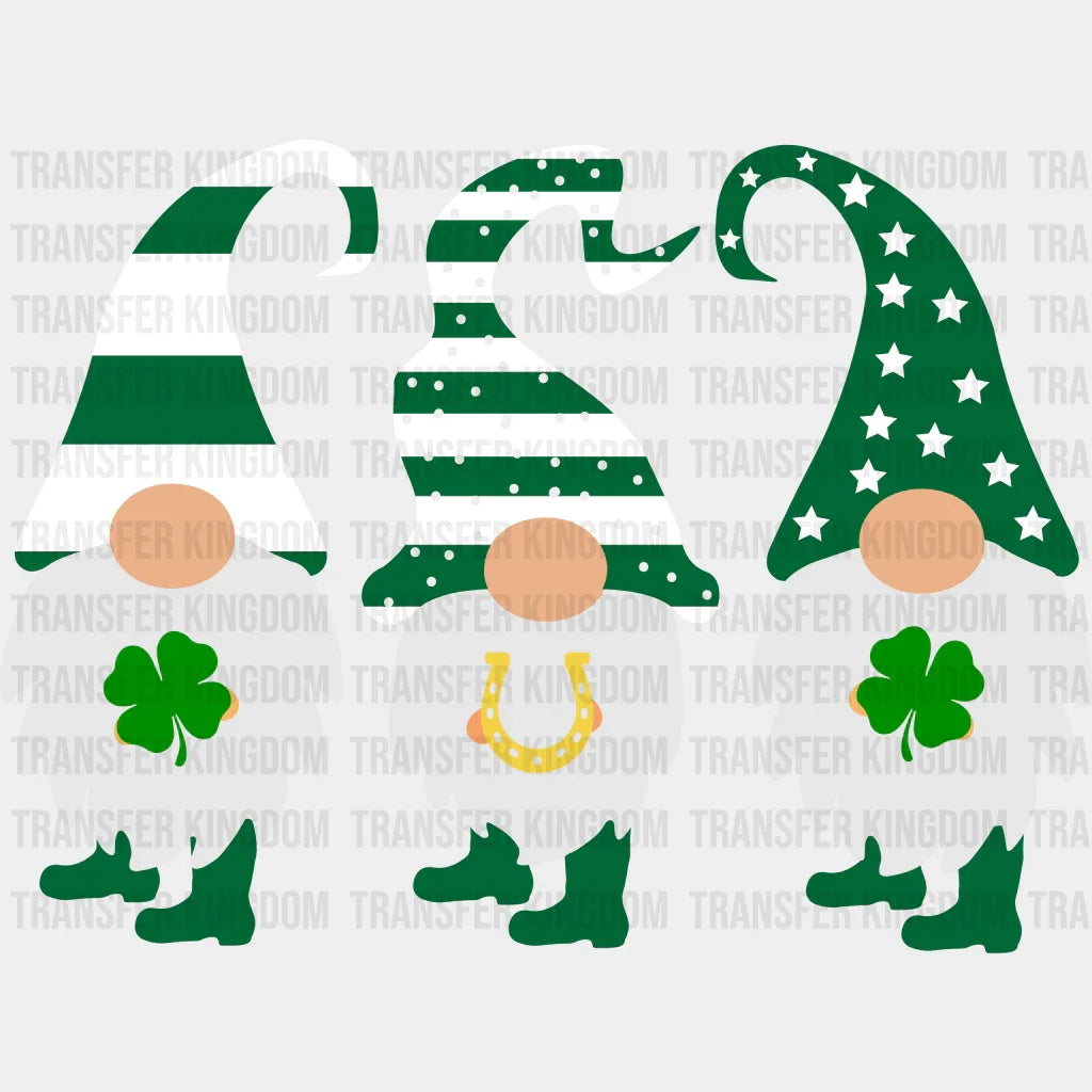 Gnomies St. Patrick's Day Design - DTF heat transfer - Transfer Kingdom