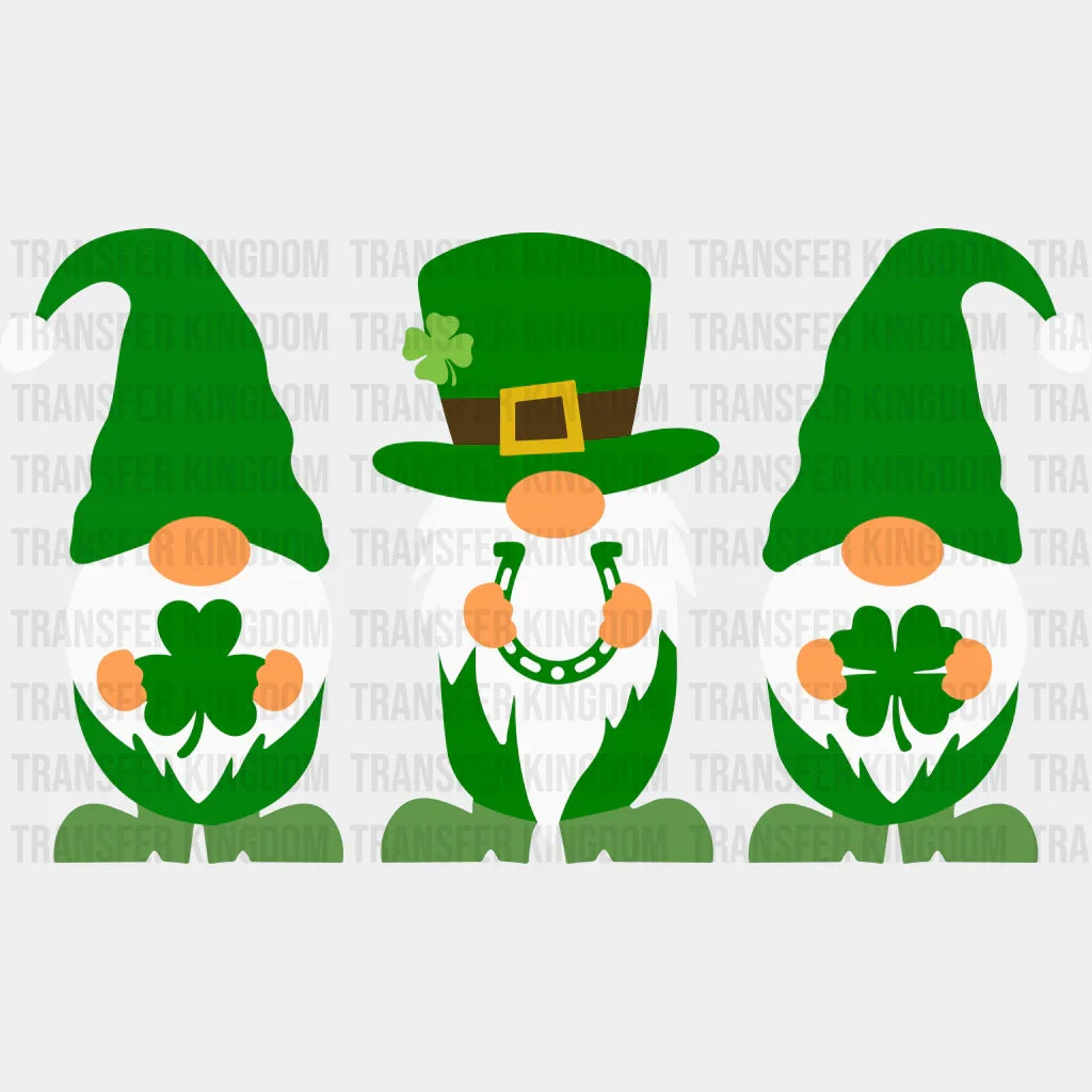 Gnomies St. Patrick's Day Design - DTF heat transfer - Transfer Kingdom