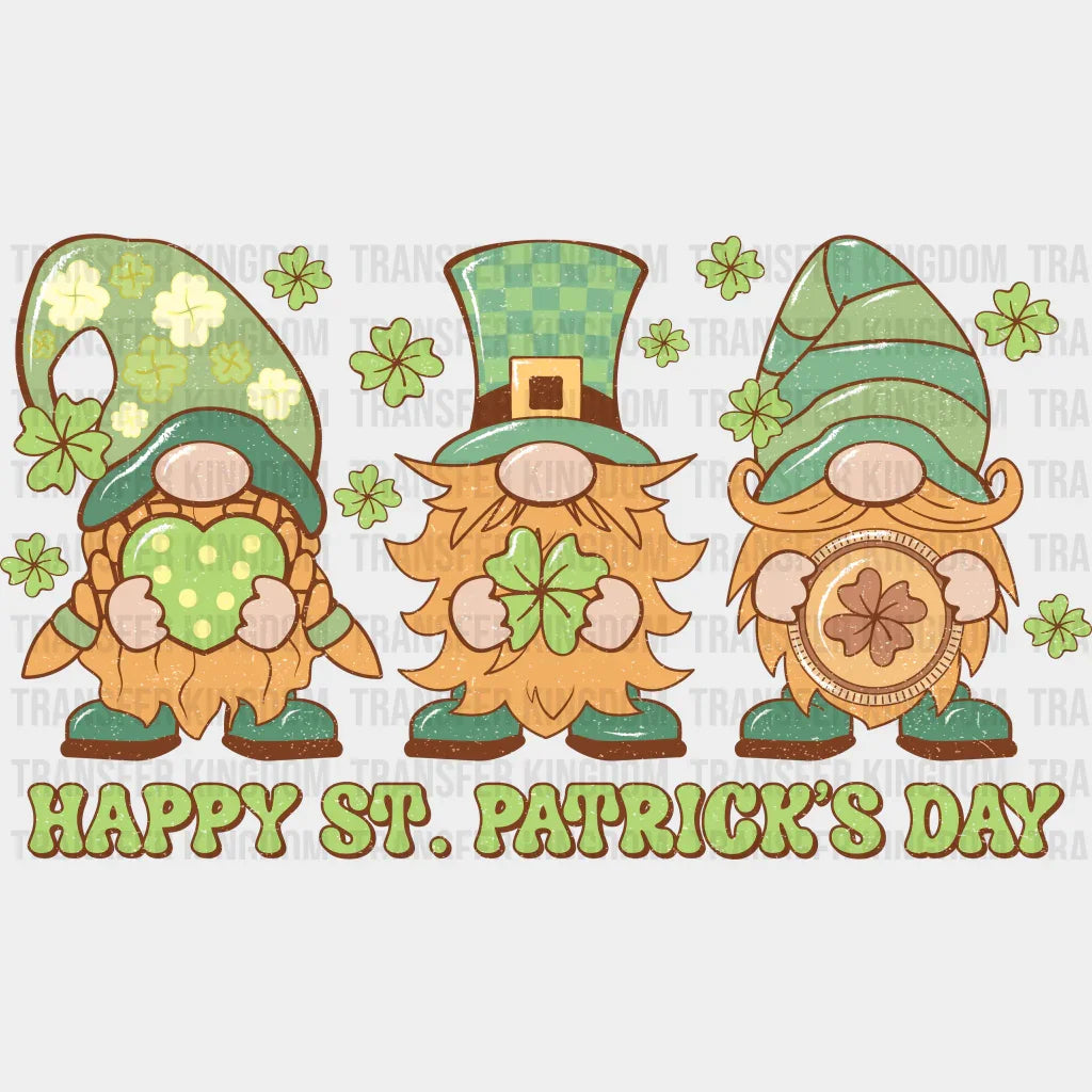 Gnomies St. Patrick's Day Design - DTF heat transfer - Transfer Kingdom