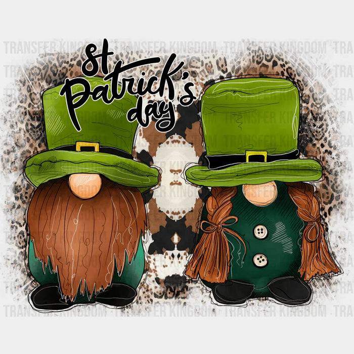 Gnomies Lucky St. Patrick's Day Design - St. Patrick's Day DTF heat transfer
