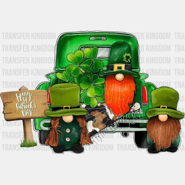 Gnomies Lucky Charm St. Patrick's Day Design - St. Patrick's Day DTF heat transfer