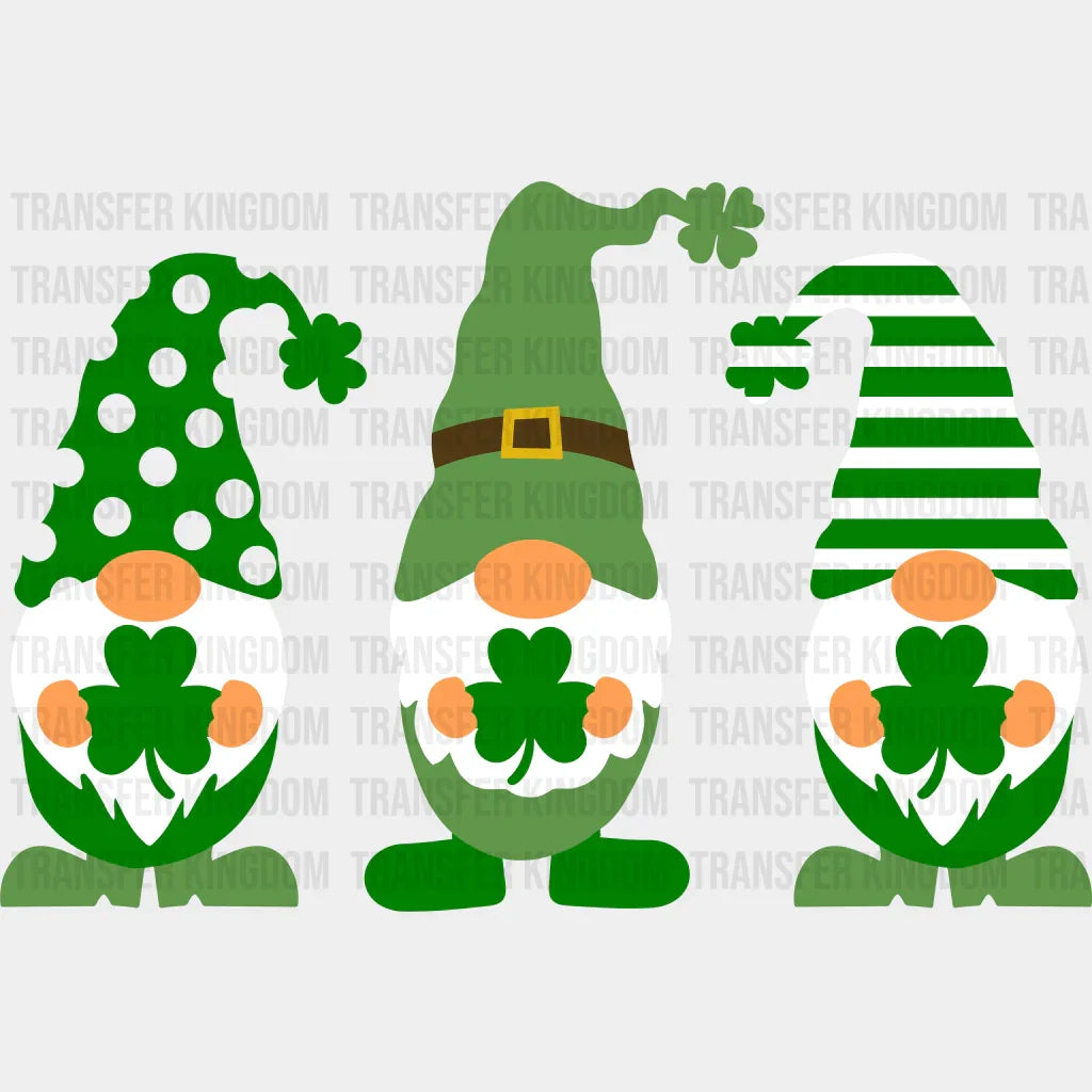Gnomies St. Patrick's Day Design - DTF heat transfer - Transfer Kingdom
