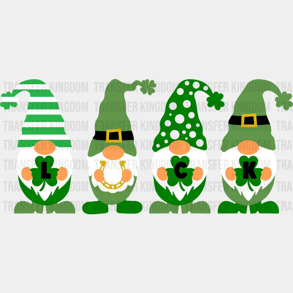 Gnomies St. Patrick's Day Design - DTF heat transfer - Transfer Kingdom