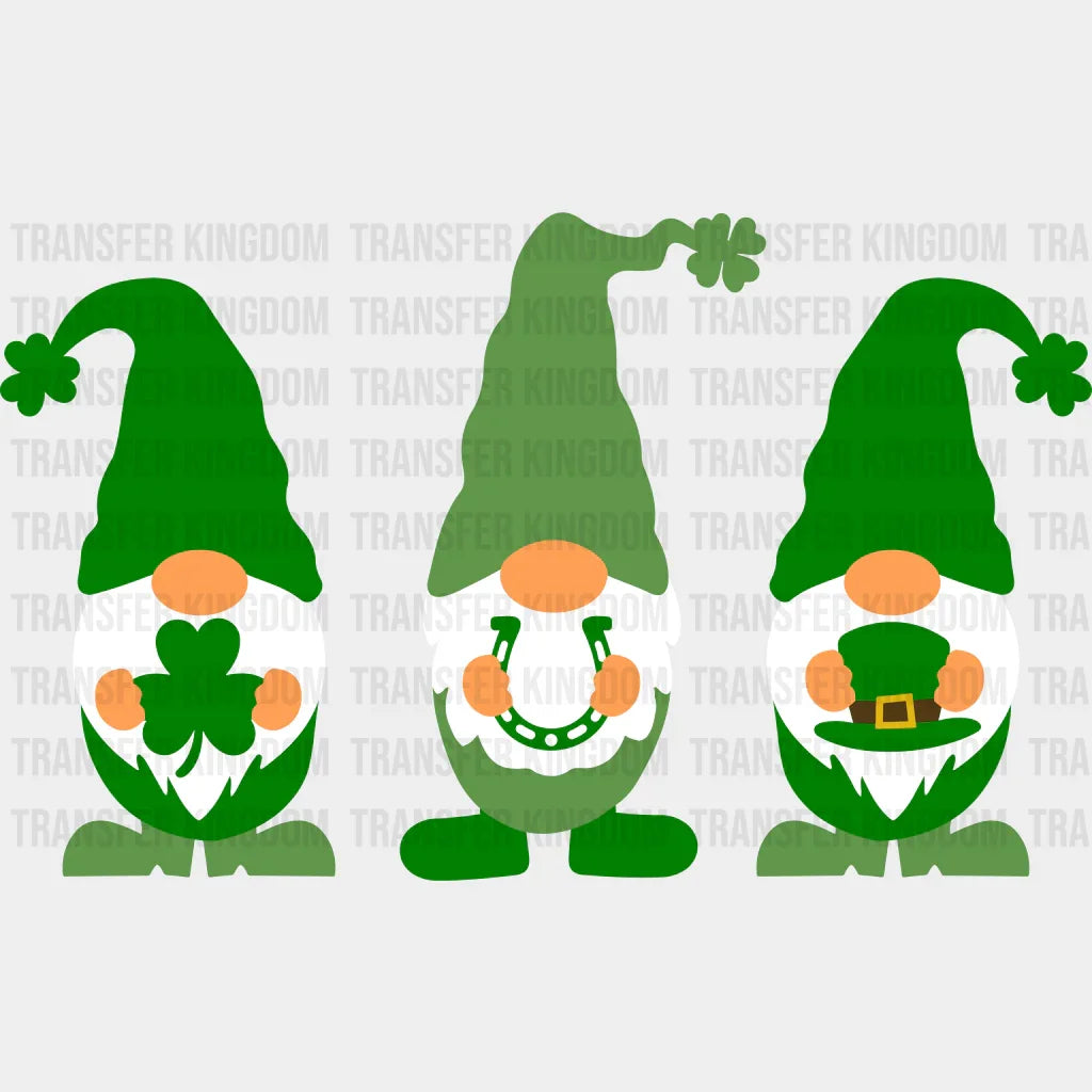 Gnomies St. Patrick's Day Design - DTF heat transfer - Transfer Kingdom