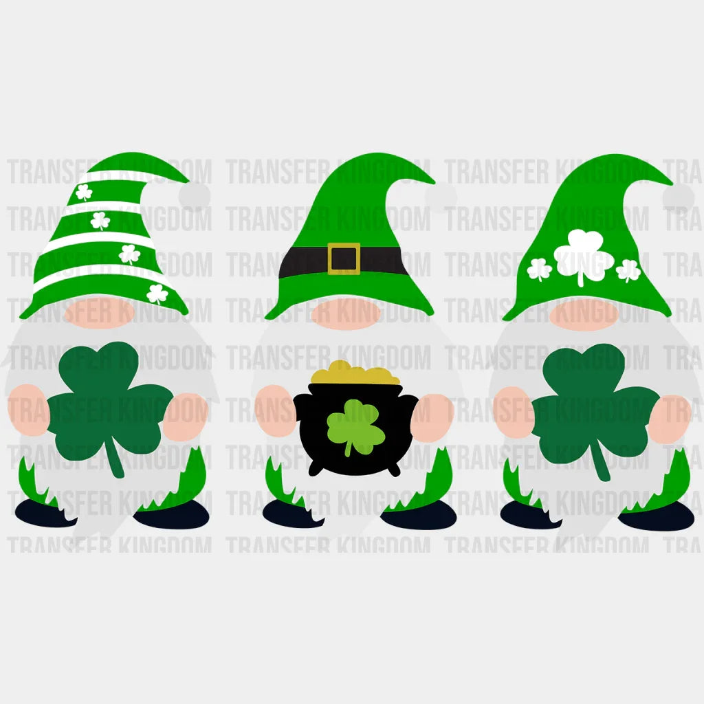 Gnomies St. Patrick's Day Design - DTF heat transfer - Transfer Kingdom