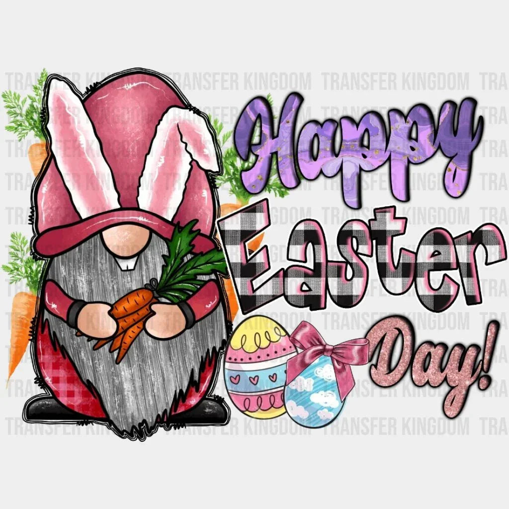 Happy Easter Day Gnome Design - DTF heat transfer - Transfer Kingdom