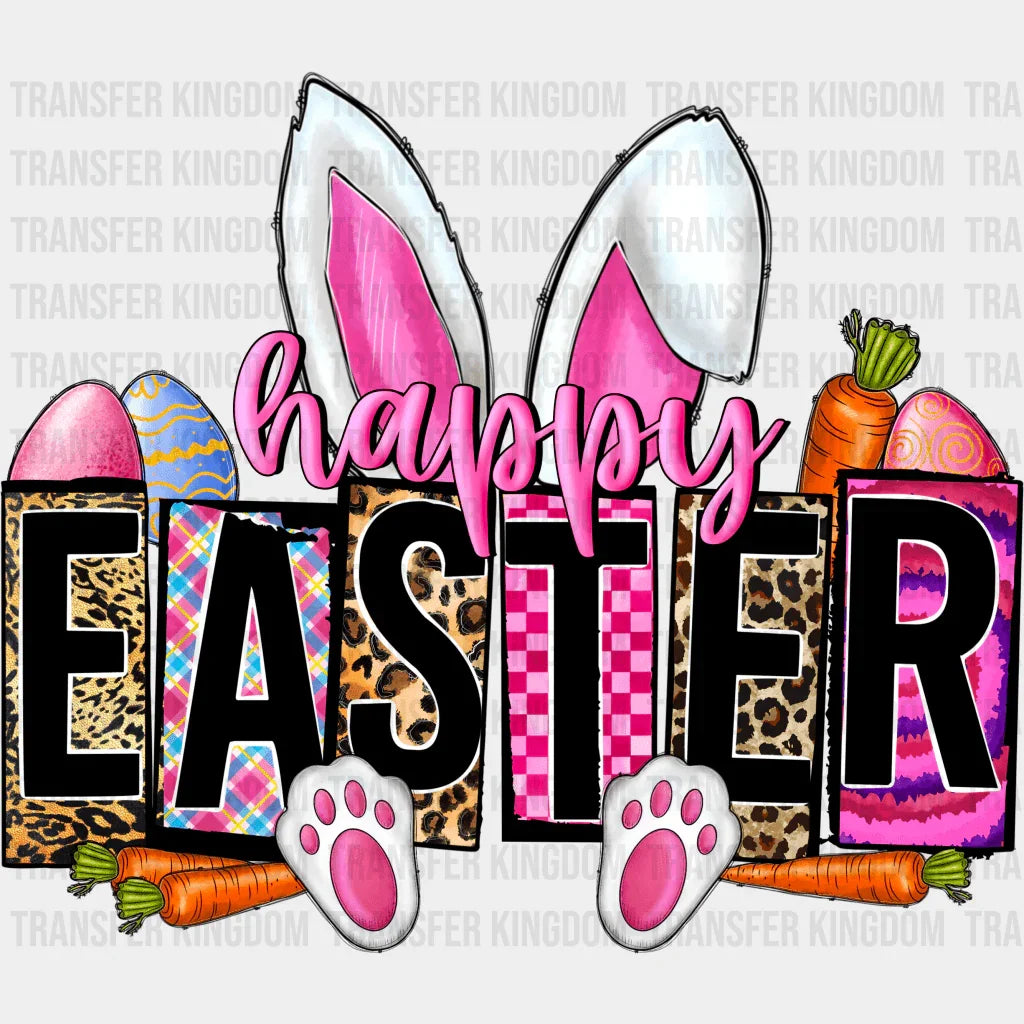 Happy Easter Design - DTF heat transfer - Transfer Kingdom