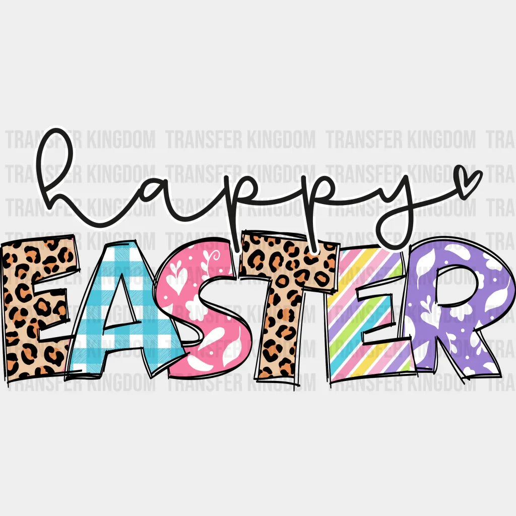 Happy Easter Design - DTF heat transfer - Transfer Kingdom