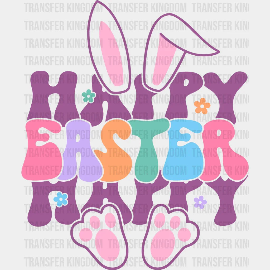 Happy Easter Design - DTF heat transfer - Transfer Kingdom