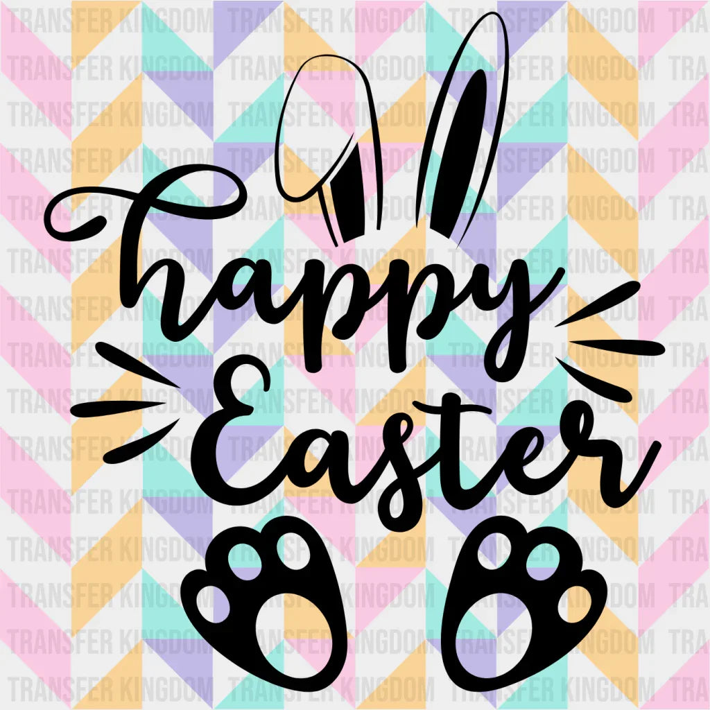 Happy Easter Design - DTF heat transfer - Transfer Kingdom