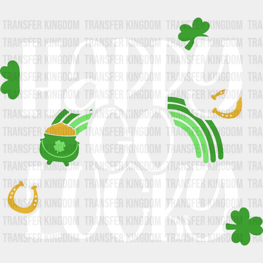 Happy Go Lucky St. Patrick's Day Design - DTF heat transfer - Transfer Kingdom