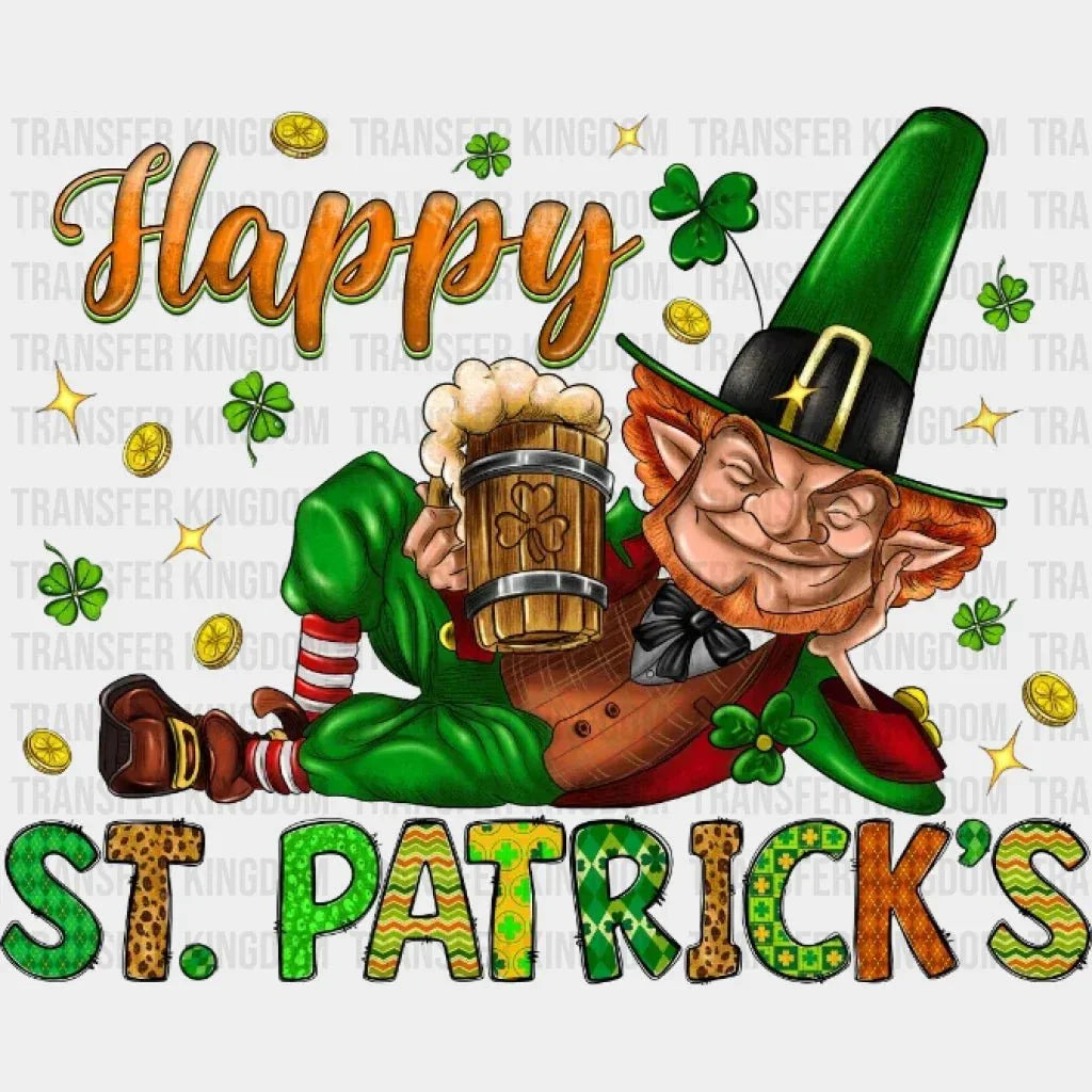 Happy ST. Patrick's Beer Design - DTF heat transfer - Transfer Kingdom