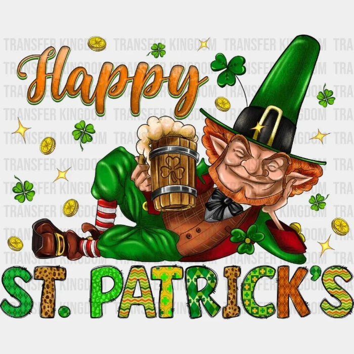 Happy ST. Patrick's Beer Design - DTF heat transfer