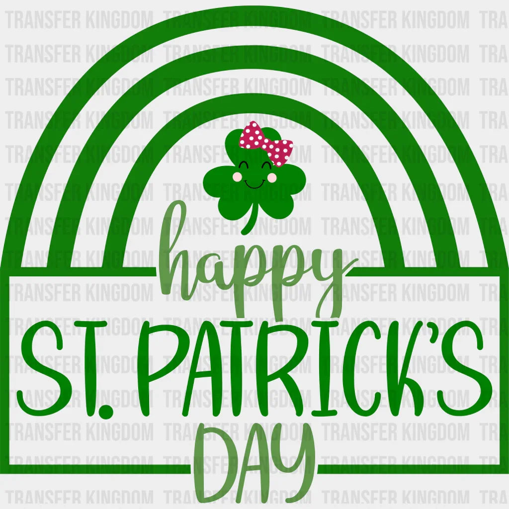 Happy St. Patrick's Day Design - DTF heat transfer - Transfer Kingdom